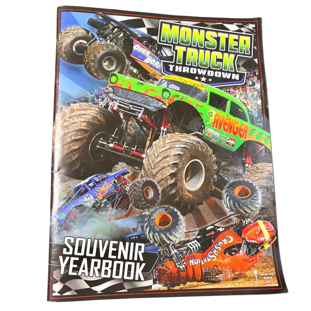 Monster Truck Throwdown Souvenir Yearbook 2017-2018 Signed Program Avenger Rage